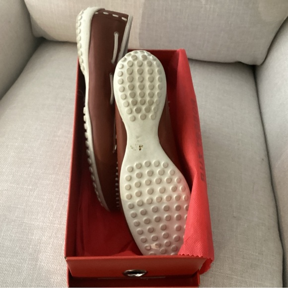 Robert Zur Driving Moccasins Cruz - Luggage White/Tan - Picture 3 of 5